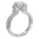 halo semi-mount diamond ring 115056-100