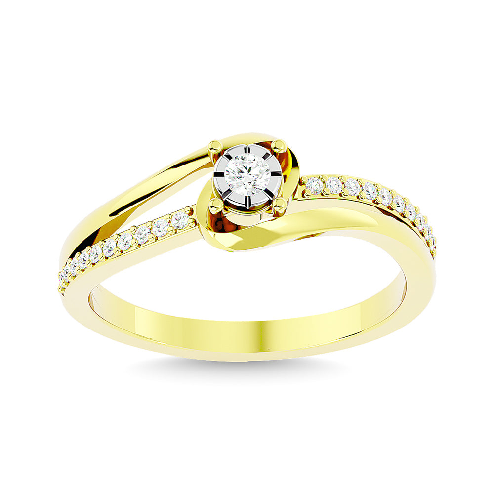 10k Yellow 2024 Gold Promise Ring